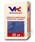 Цементно-известковая штукатурка "Премьер" 30 кг.